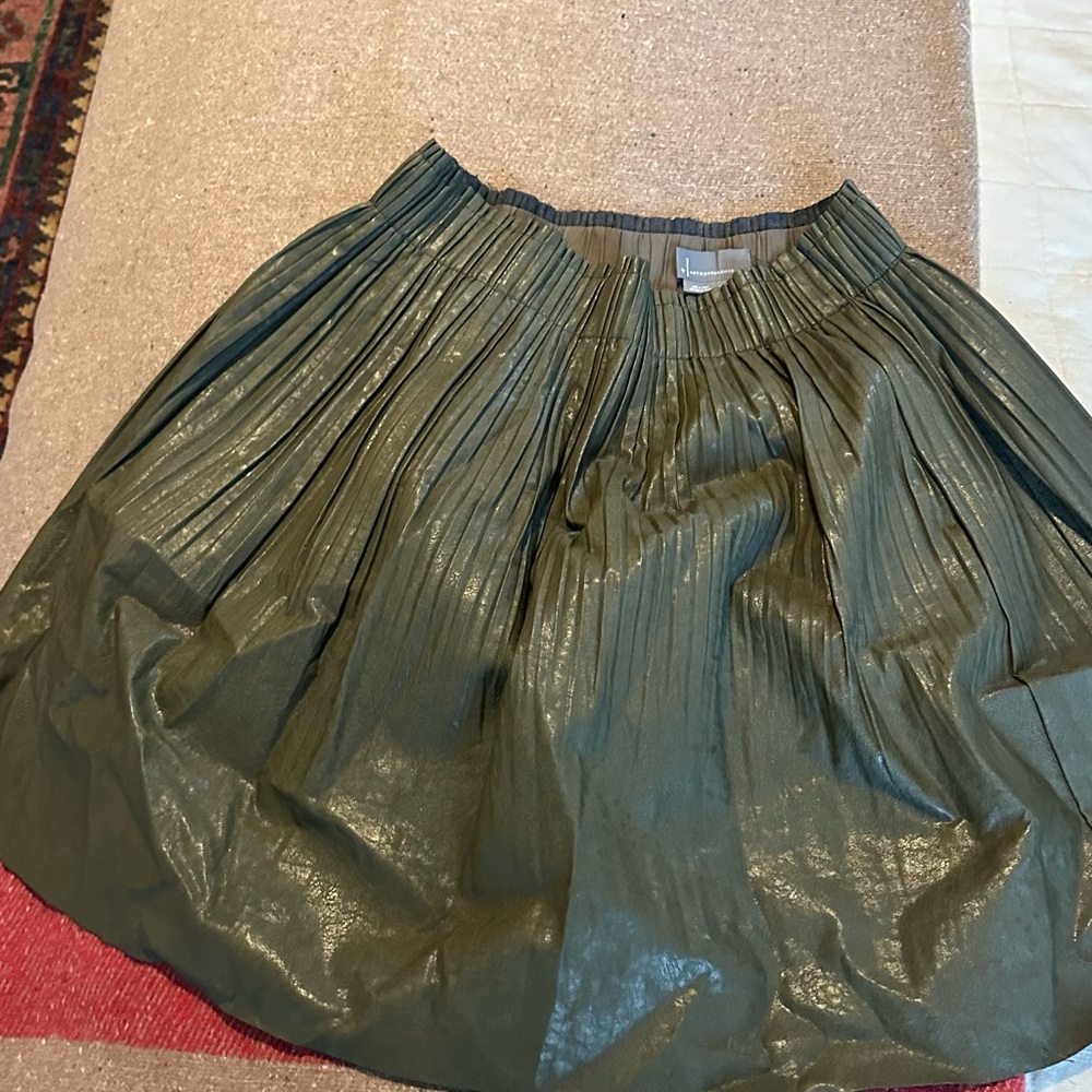 Green Anthropologie Skirt